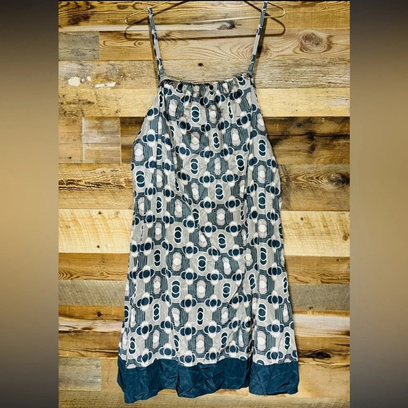 Ted Baker SILK convertible dress US 6/8 halter strapless wrap belt brown lined - Picture 1 of 7